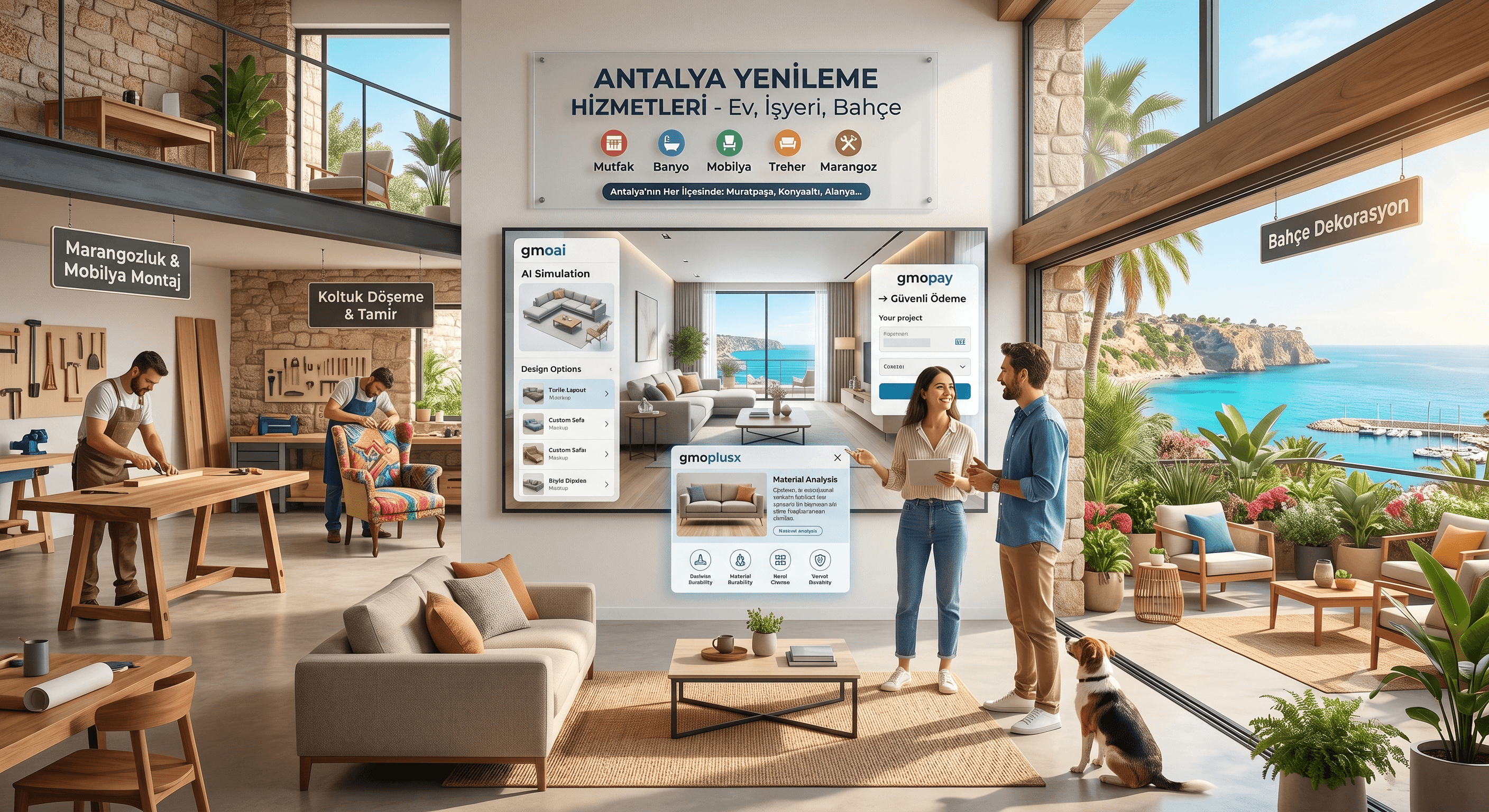 Antalya’da Yaşam Alanlarınızı Yenileyen Dokunuşlar: Akıllı Çözümlerle Tanışın