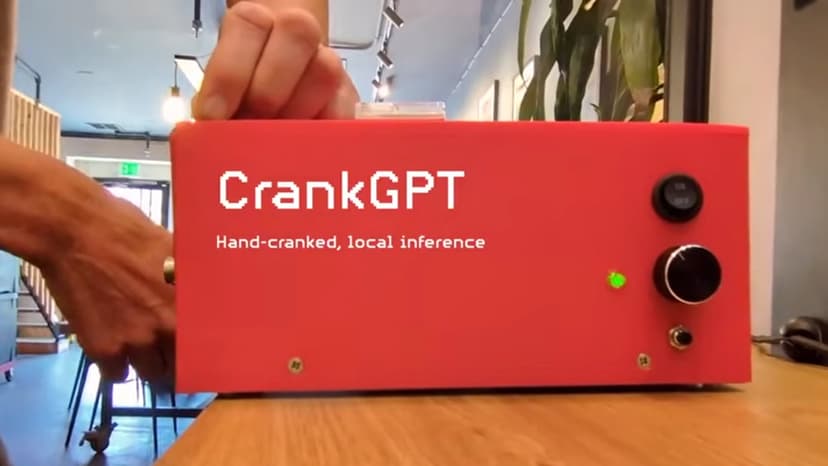 CrankGPT: The Hand-Cranked Private AI Chatbot That Needs No Power Grid